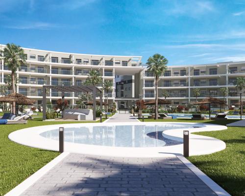 Nowe apartamenty przy play w Manilva na Costa del Sol