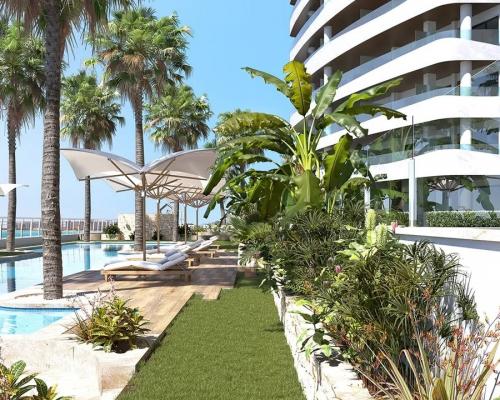 HISZPANIA Nowoczesny apartament z widokiem na morze