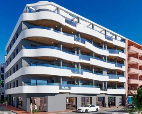 HISZPANIA/Nowoczesny kompleks mieszkaniowy, 100 m od plaży