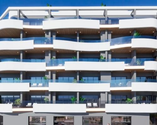 HISZPANIA/Nowoczesny kompleks mieszkaniowy, 100 m od plaży